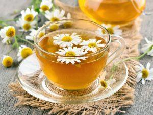 Detoxifying Herbal Drinks Chamomile Detox Tea In A Glass