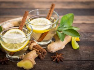 Detoxifying Herbal Drinks Cinnamon &Amp; Honey Detox Drink In A Glass