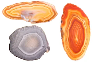 Healing With Crystals And Plants Orange Color Agate Stone
