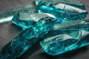 Healing With Crystals And Plants Blue Color Aquamarine