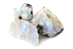 Healing With Crystals And Plants Bright Color Moonstone