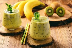 Immune-Boosting Recipes Kiwi Smoothie In A Glass