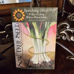 Bunching Onion Seeds - Tokyo Long with printed label