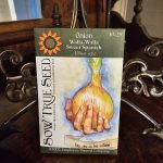 Onion Seeds - Walla-Walla Sweet Spanish with printed label