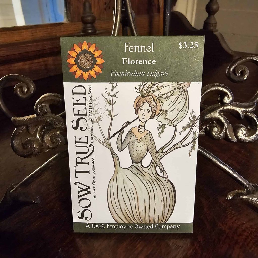 Fennel Seeds - Florence with printed label