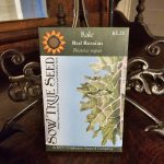 Kale Seeds - Red Russian with printed label