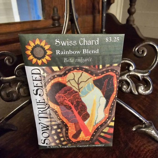 Swiss Chard Seeds - Rainbow Blend photo of back