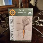 Carrot Seeds - Danvers 126 with printed label