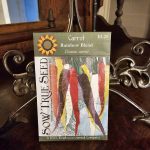 Carrot Seeds - Rainbow Blend with printed label