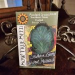 Mustard Greens Seeds - Southern Giant Curled with printed label