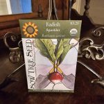 Radish Seeds - Sparkler with printed label