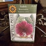 Radish Seeds - Watermelon with printed label