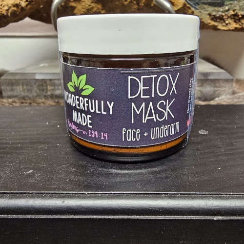 Detox Face Mask | Face Cleansing | Detox Your Pits Underarm with grey label