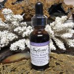 Headache Remedy Stress Formula Tincture in a small glass bottle