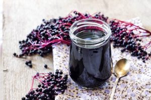 Immune-Boosting Recipes Elderberry Syrup In A Glass