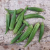 Okra Seeds - Clemson Spineless 80 with thirtheen green okras