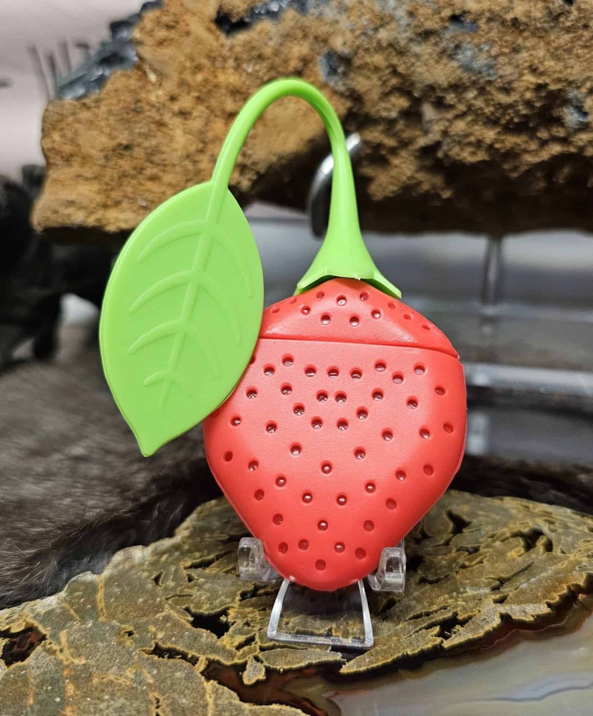 Red Strawberry Tea Infuser Red Strawberry Tea Infuser