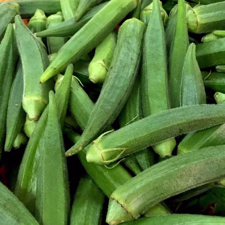 Okra Seeds - Clemson Spineless 80 With Lots Of Green Okra Seeds Okra Seeds - Clemson Spineless 80 With Lots Of Green Okra Seeds
