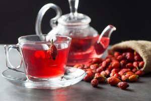 Immune-Boosting Recipes Rosehip Tea In A Tea Glass