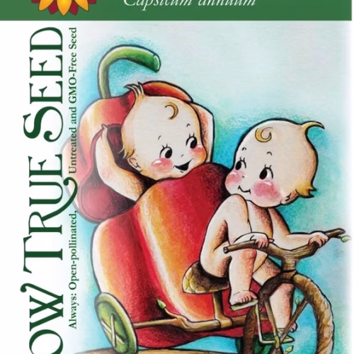 Sweet Pepper Seeds - Big Red with printed label package