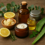 Wild Roots Home Cream In A Brown Jar On A Wooden Board