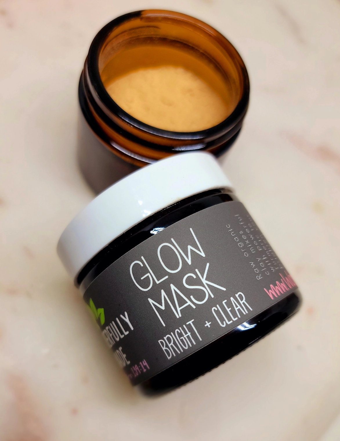 Glow Mask Turmeric Clay Mask Glow Mask Turmeric Clay Mask With Grey Label