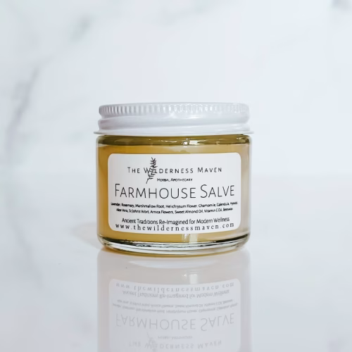 Farmhouse Salve with white label