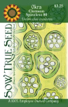 Okra Seeds - Clemson Spineless 80 with printed label