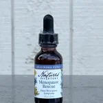 Menopause Rescue Tincture with black bottle