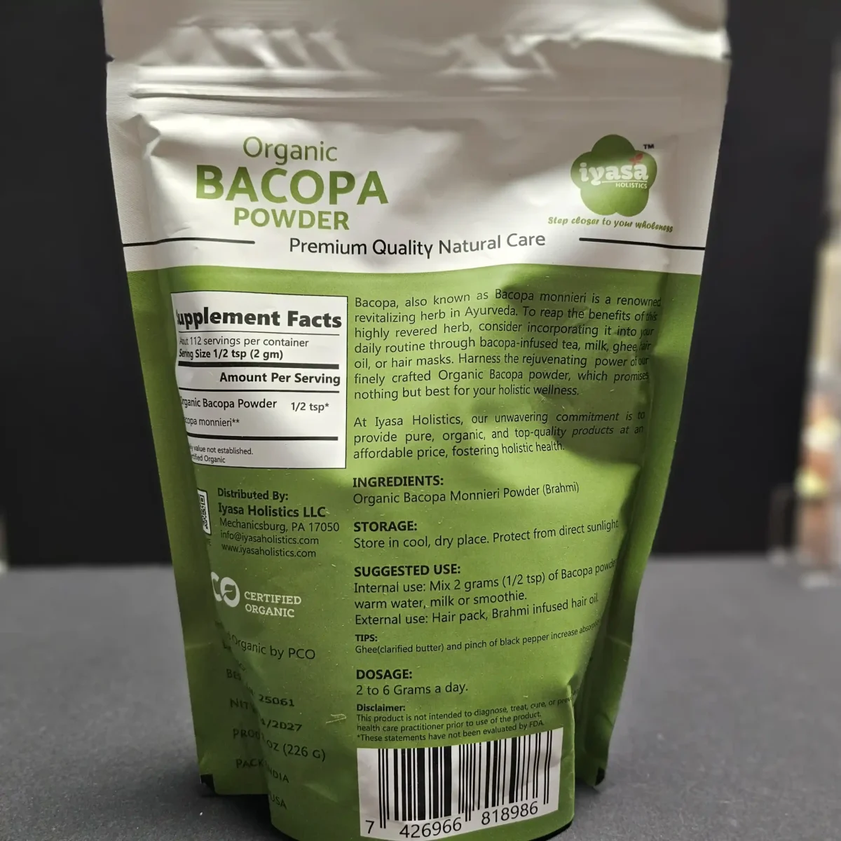 1000103588_Result Organic Bacopa Powder - Image 2