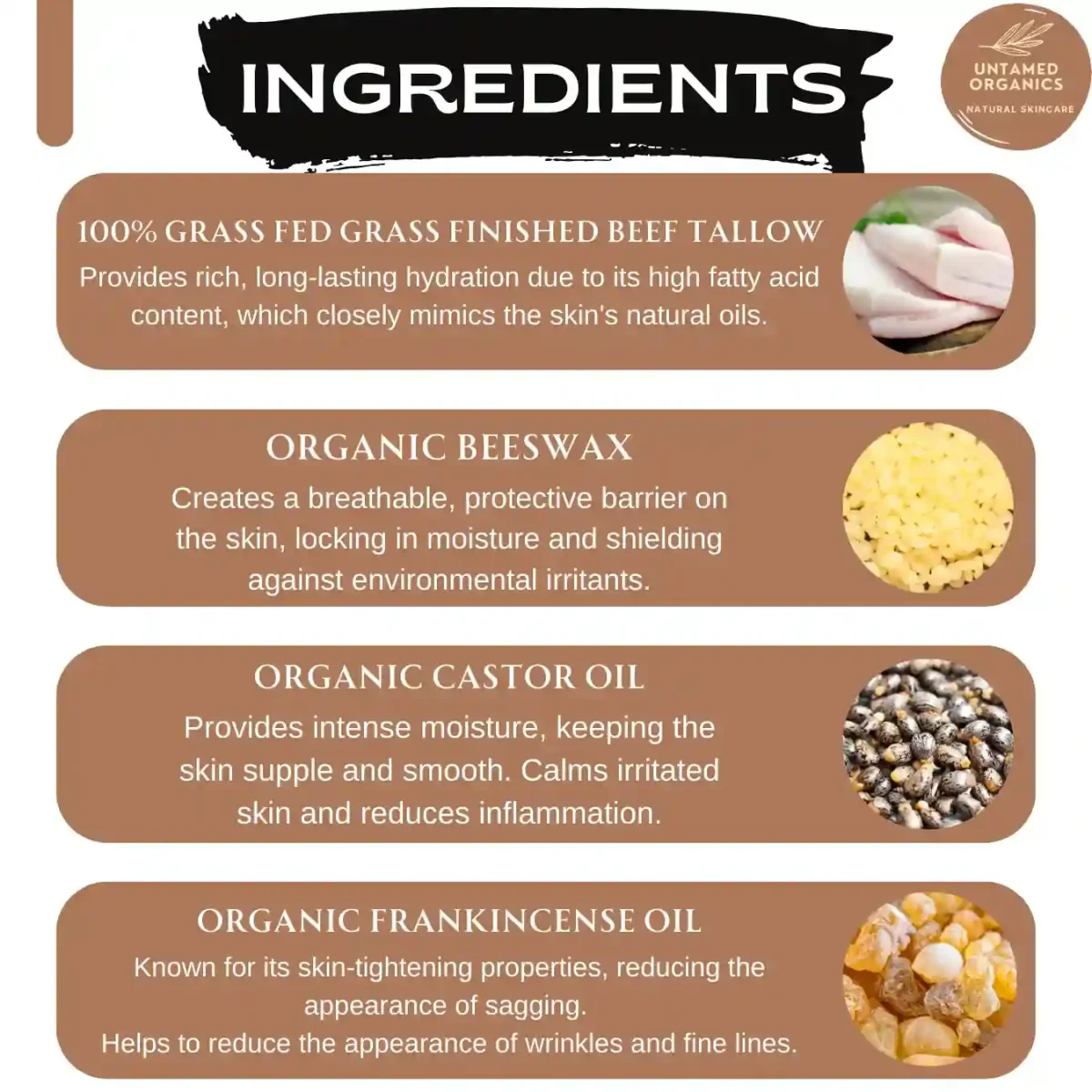 Castorfrankincenseskinbalm2 Tallow, Castor &Amp; Frankincense Skin Balm - Image 2