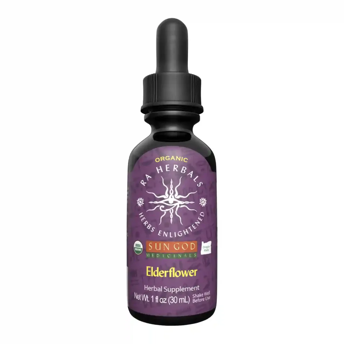 Elderflower1 Organic Elderflower Tincture 1Oz. - Image 1