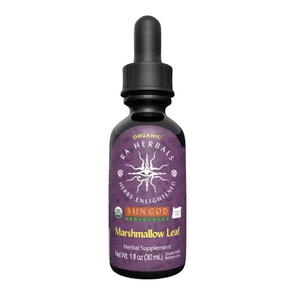 Organic Marshmallow Leaf Tincture 1oz.