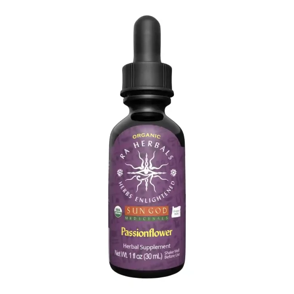 Organic Passionflower Tincture 1oz.