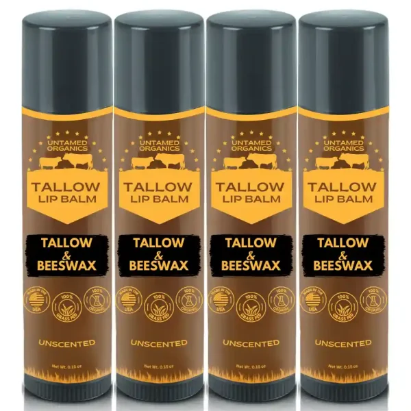 Grass-Fed Tallow Lip Balm - Peppermint