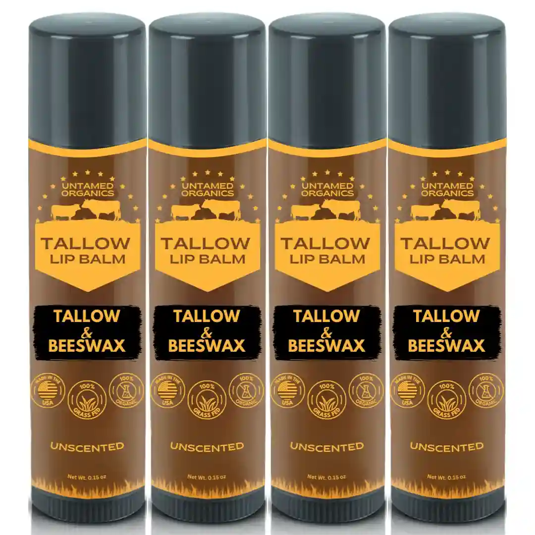 Talowlipbalm1 Grass-Fed Tallow Lip Balm - Peppermint - Image 1